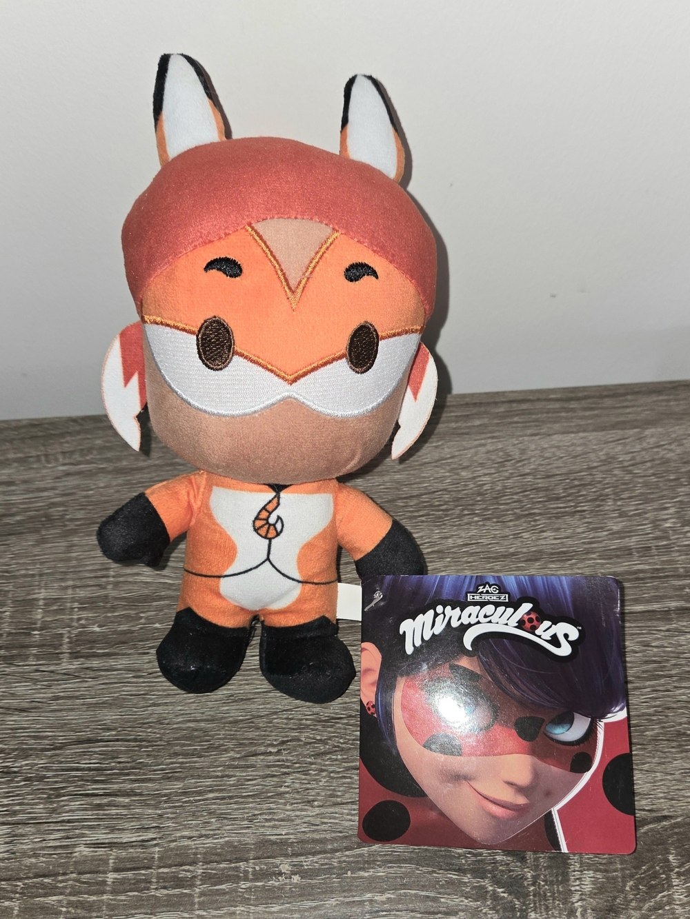 Miraculous Ladybug Zag Chibi Rena Rouge Plush Toy Fox Stuffed Animal 9"